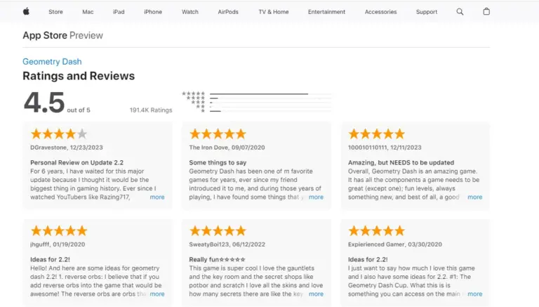 Apple Store Users Reviews image