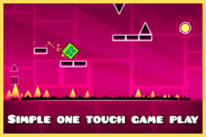 Simple one touch gameplay